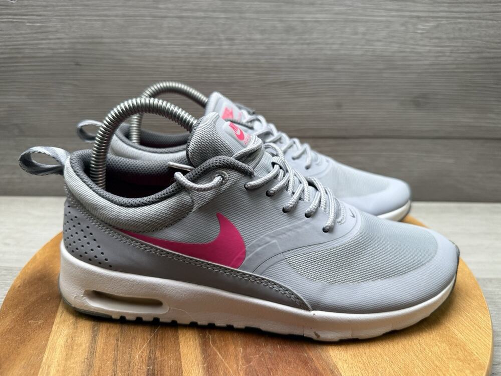 Nike Air Max Thea Grey/Pink 814444-002 Running Shoes 6.5Y